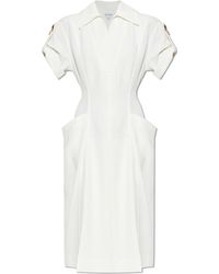 Bottega Veneta - Dress With Pleats - Lyst