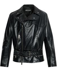 Alessandra Rich - Leather Jacket - Lyst