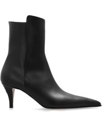McQueen - Heeled Ankle Boots - Lyst
