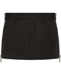 DSquared² - Skirt With Decorative Zippers - Lyst