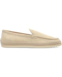 Tod's - Suede Shoes Type Loafers - Lyst