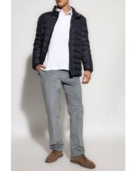 Etro - Down Jacket With Stand-Up Collar - Lyst
