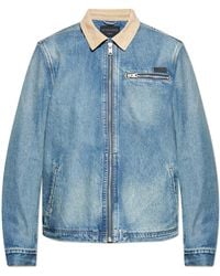 AllSaints - Denim Jacket "Rothwell" - Lyst