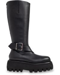 McQueen - Leather Platform Shoes 'Sofa' - Lyst