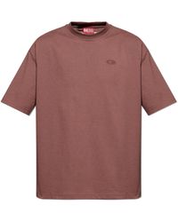 DIESEL - T-Shirt "T-Boggy-Megoval-D" - Lyst