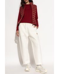Moncler - Cardigan With Down Insert - Lyst