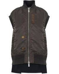 Sacai - Vest Made From Combined Materials - Lyst