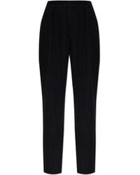 Emporio Armani - Herringbone Patterned Trousers - Lyst