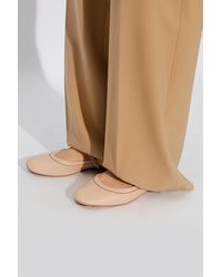 See By Chloé - 'kaddy' Leather Ballet Flats, - Lyst