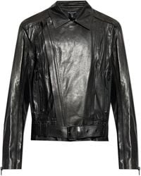 Balmain - Lambskin Leather Jacket - Lyst