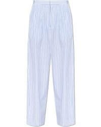Rag & Bone - Cotton Trousers With A Striped Pattern - Lyst