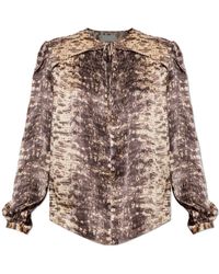 Isabel Marant - Silk Top "Laraya" - Lyst