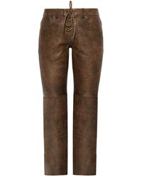 Isabel Marant - “Vanel” Leather Trousers - Lyst