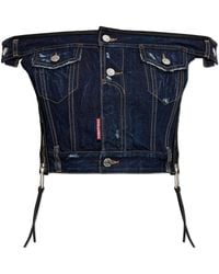 DSquared² - Denim Top - Lyst