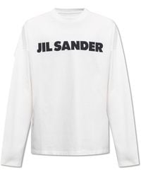 Jil Sander - T-Shirt With Logo - Lyst