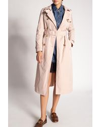RED Valentino Double-breasted Trench Coat - Natural