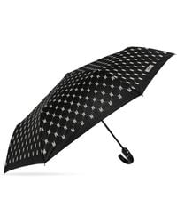 Moschino - Folding Umbrella With Monogram - Lyst