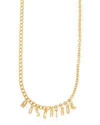Moschino - Necklace With Logo - Lyst