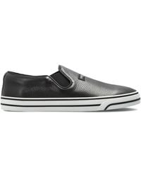 Dolce & Gabbana - Leather Sports Shoes With Logo - Lyst