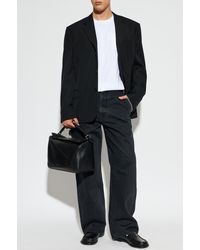 Loewe - Wool Blazer With Notch Lapels - Lyst