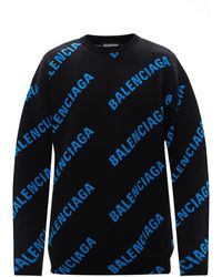 balenciaga blue sweater