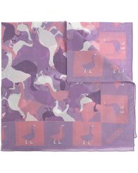 Moschino - Cotton Scarf With Print - Lyst