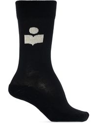 Isabel Marant - Chaussettes Siloki À Logo Brodé - Lyst