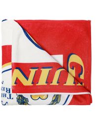 Moschino Patterned Towel - Red