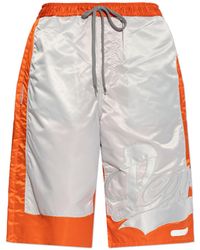 PDF - Shorts With Logo - Lyst