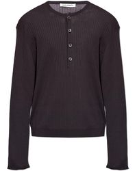 Our Legacy - Long-Sleeve Polo Shirt - Lyst