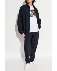 Moncler - Trousers With Logo Patch - Lyst