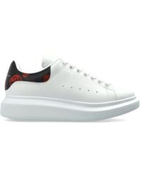 McQueen - Leather Sports Shoes With Logo - Lyst