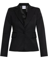 Vetements - Wool Blazer With Double Vent - Lyst