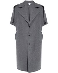 Bottega Veneta - Coat With Short Sleeves - Lyst