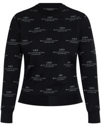 Balenciaga - Sweater With Logo - Lyst