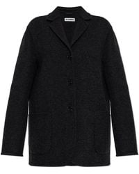Jil Sander - Wool Blazer With Herringbone Pattern - Lyst