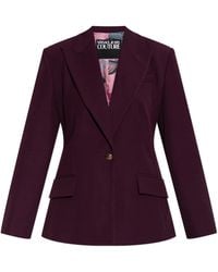 Versace Jeans Couture - Blazer With Pockets - Lyst