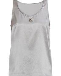 Dolce & Gabbana - Sleeveless Tops - Lyst