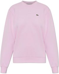 Lacoste - Sweatshirt With Logo Patch - Lyst