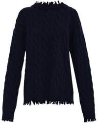 Akep - Wool Sweater With A 'Vintage' Effect - Lyst