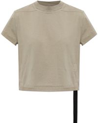Rick Owens - T-Shirt With A Decorative Stripe - Lyst