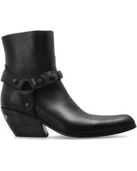 Balenciaga - 'Memphis' Heeled Ankle Boots - Lyst