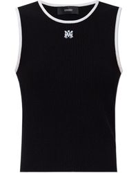 Amiri - Top With Embroidered Logo - Lyst