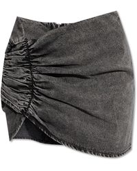The Mannei - 'wishaw' Denim Skirt, - Lyst