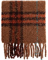 Burberry - Scarf With A Check Pattern - Lyst