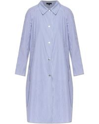Rag & Bone - Cotton Coat With Striped Pattern - Lyst