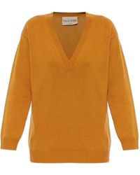Valentino Garavani - Cashmere V-Neck Sweater - Lyst