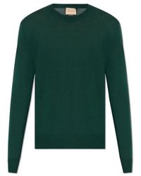 Gucci - Logo-embroidered Sweater, - Lyst