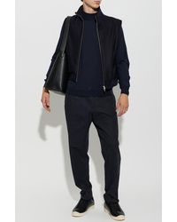 Jil Sander - Wool Vest With Stand-Up Collar - Lyst