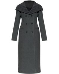 DIESEL - Double-Breasted Coat "G-Olden-Long" - Lyst